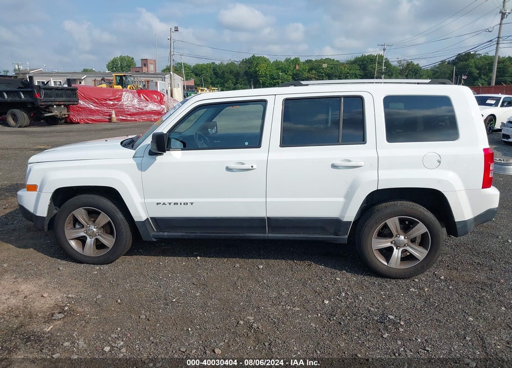 2016 JEEP PATRIOT HIGH ALTITUDE EDITION VIN: 1C4NJRFB0GD724774