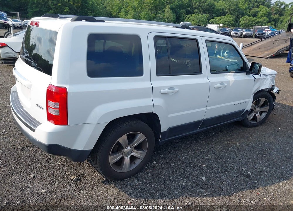 2016 JEEP PATRIOT HIGH ALTITUDE EDITION VIN: 1C4NJRFB0GD724774