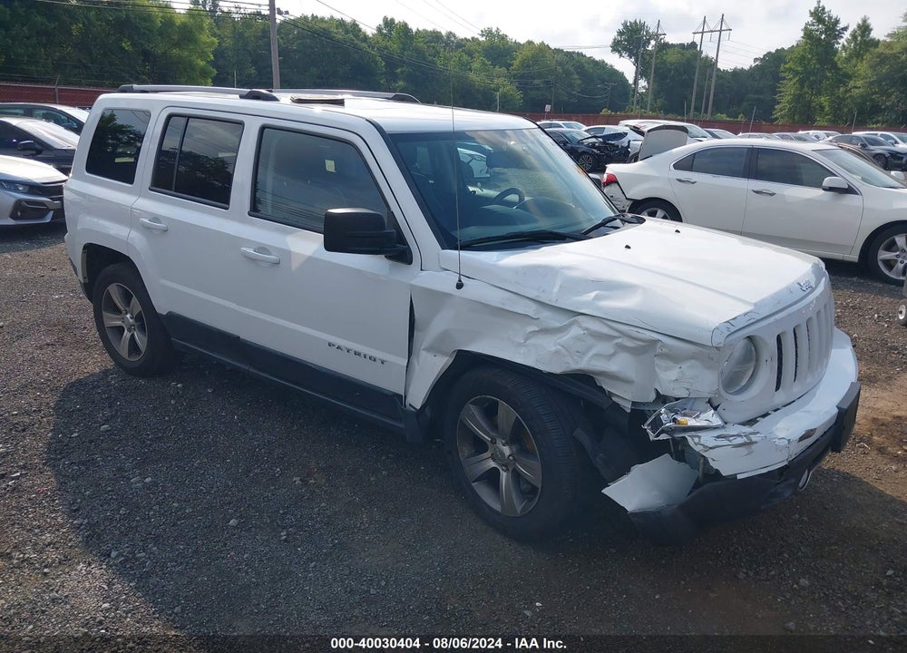 2016 JEEP PATRIOT HIGH ALTITUDE EDITION VIN: 1C4NJRFB0GD724774