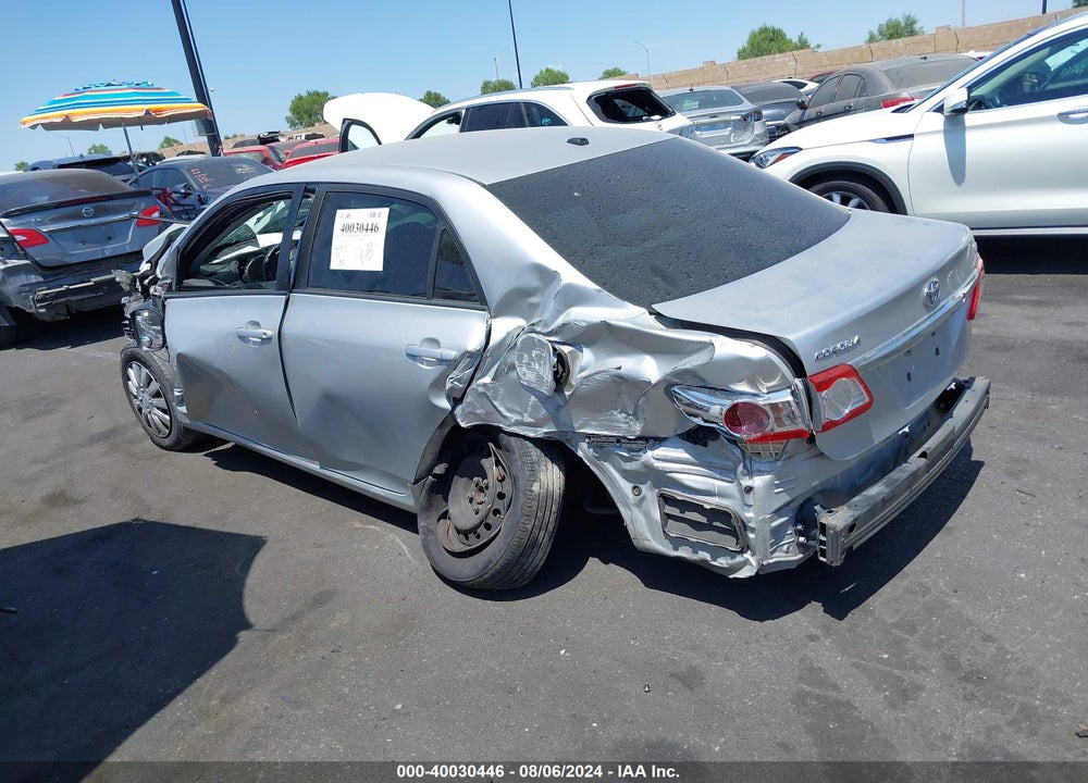 2011 TOYOTA COROLLA LE VIN: JTDBU4EE2B9160789