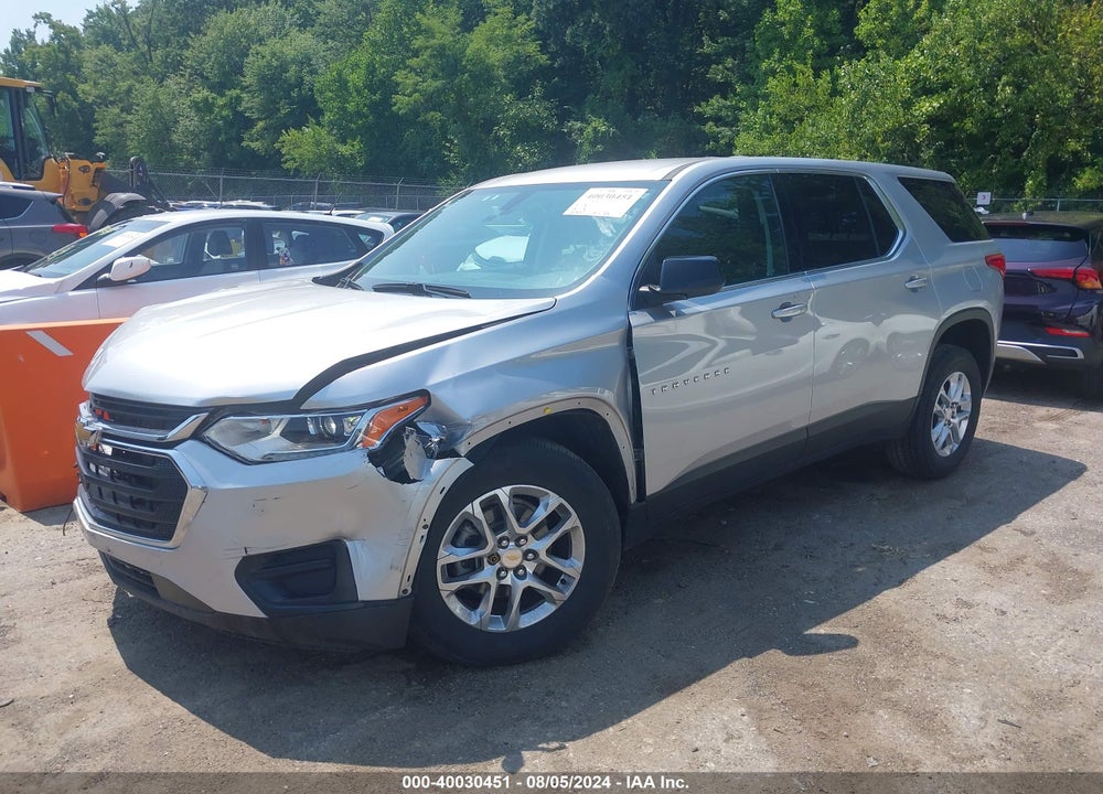 2021 CHEVROLET TRAVERSE FWD LS VIN: 1GNERFKWXMJ136871