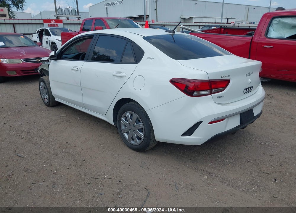 2022 KIA RIO LX VIN: 3KPA24AD0NE463715