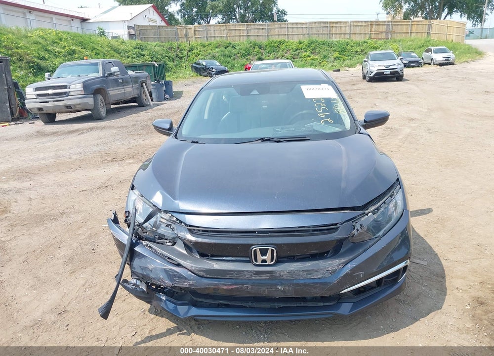 2019 HONDA CIVIC LX VIN: 19XFC2F6XKE031209