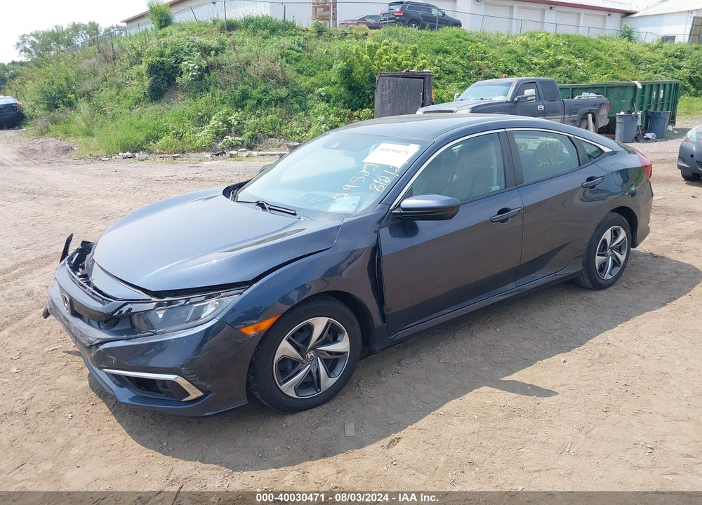 2019 HONDA CIVIC LX VIN: 19XFC2F6XKE031209