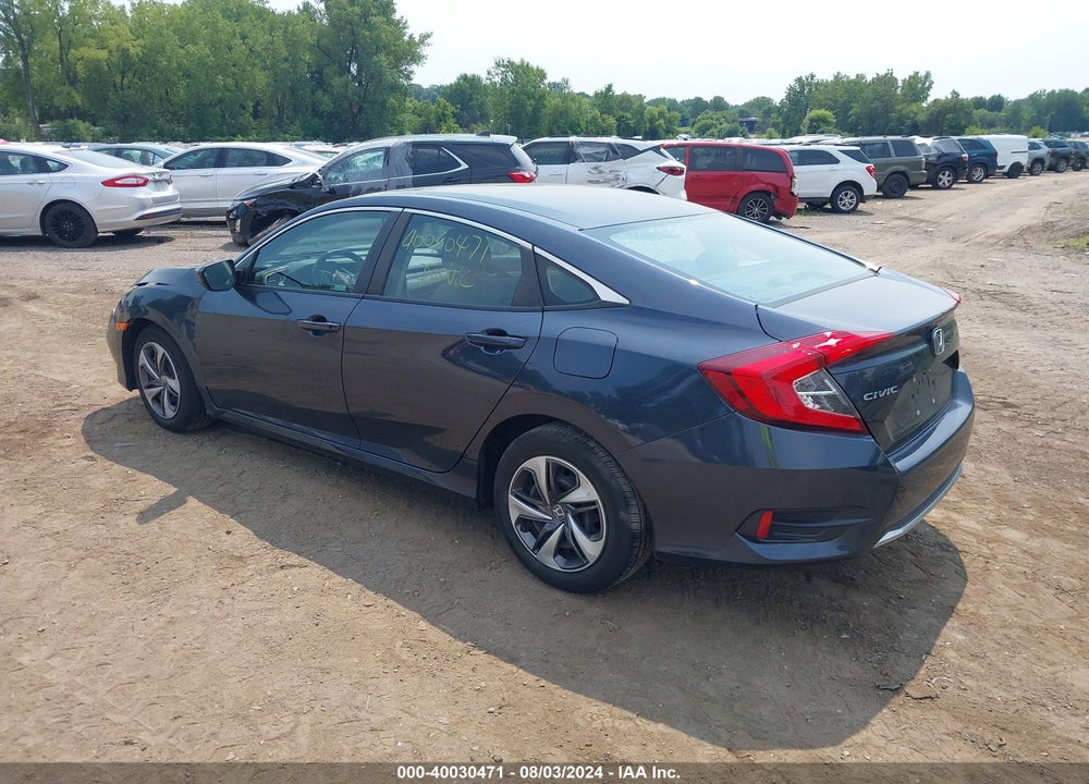 2019 HONDA CIVIC LX VIN: 19XFC2F6XKE031209
