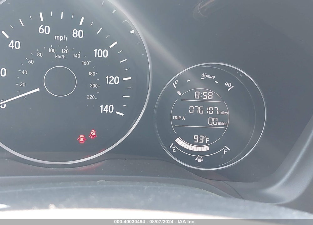 2017 HONDA HR-V EX VIN: 3CZRU5H58HG705431