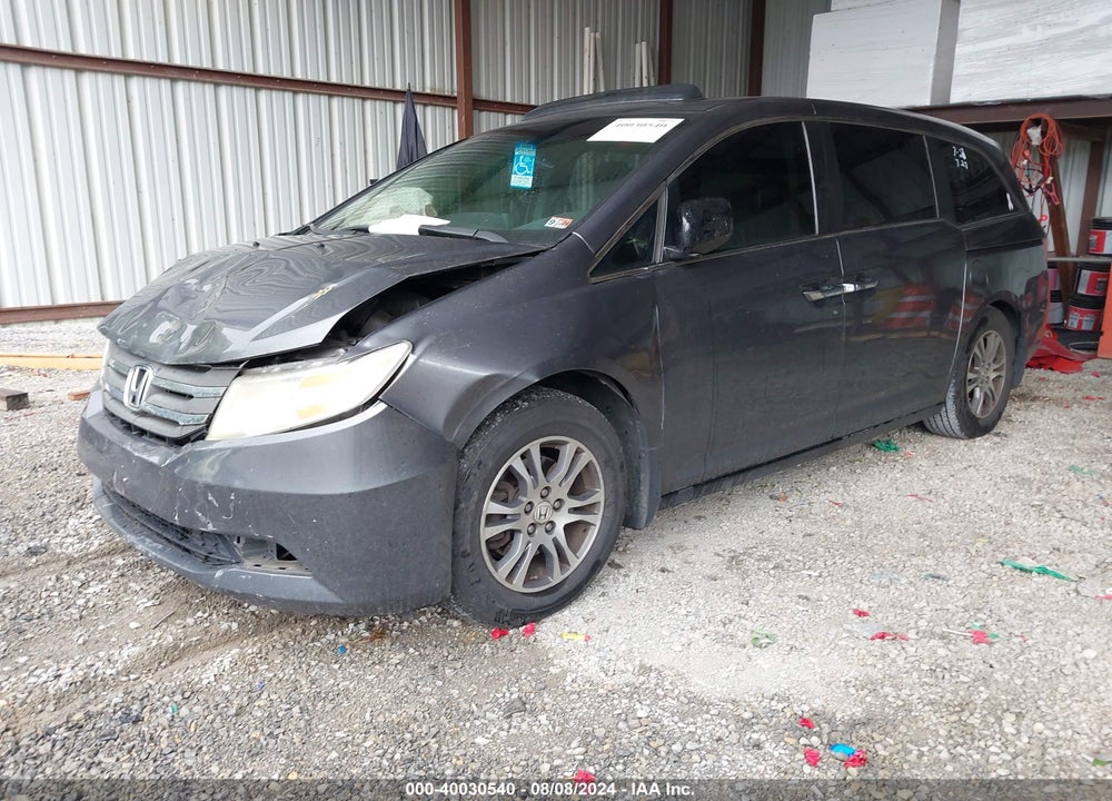 2012 HONDA ODYSSEY EX-L VIN: 5FNRL5H6XCB102853