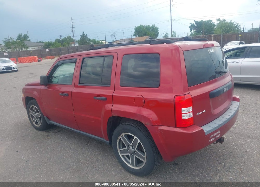 2009 JEEP PATRIOT SPORT VIN: 1J8FF28B39D216935