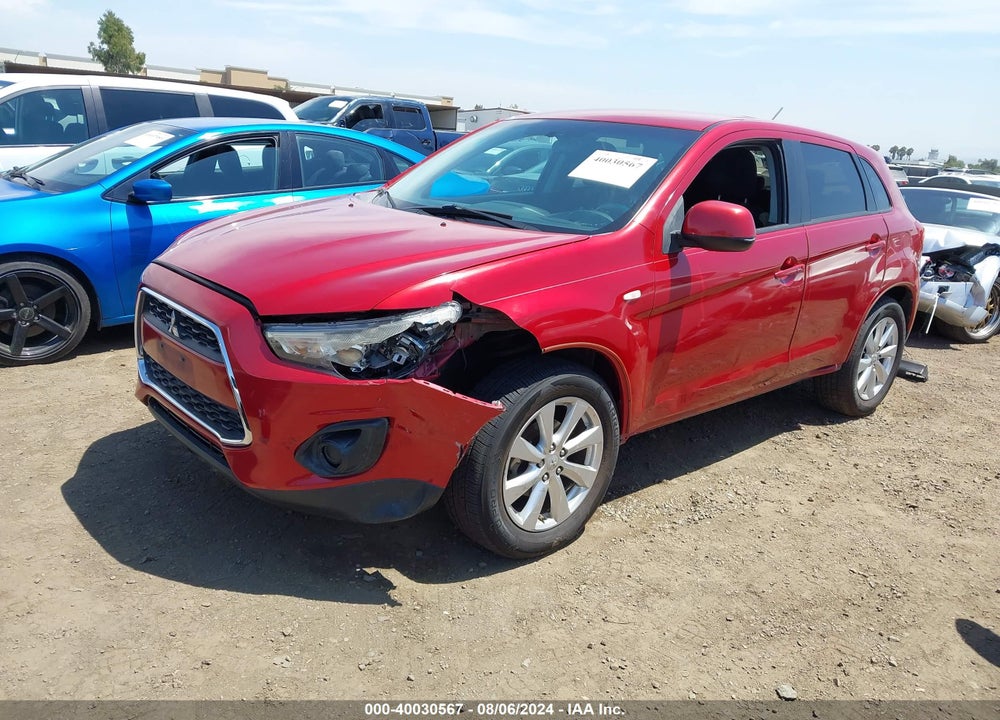 2015 MITSUBISHI OUTLANDER SPORT ES VIN: 4A4AP3AUXFE025740