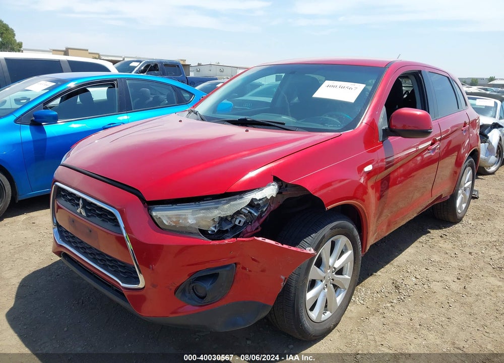 2015 MITSUBISHI OUTLANDER SPORT ES VIN: 4A4AP3AUXFE025740