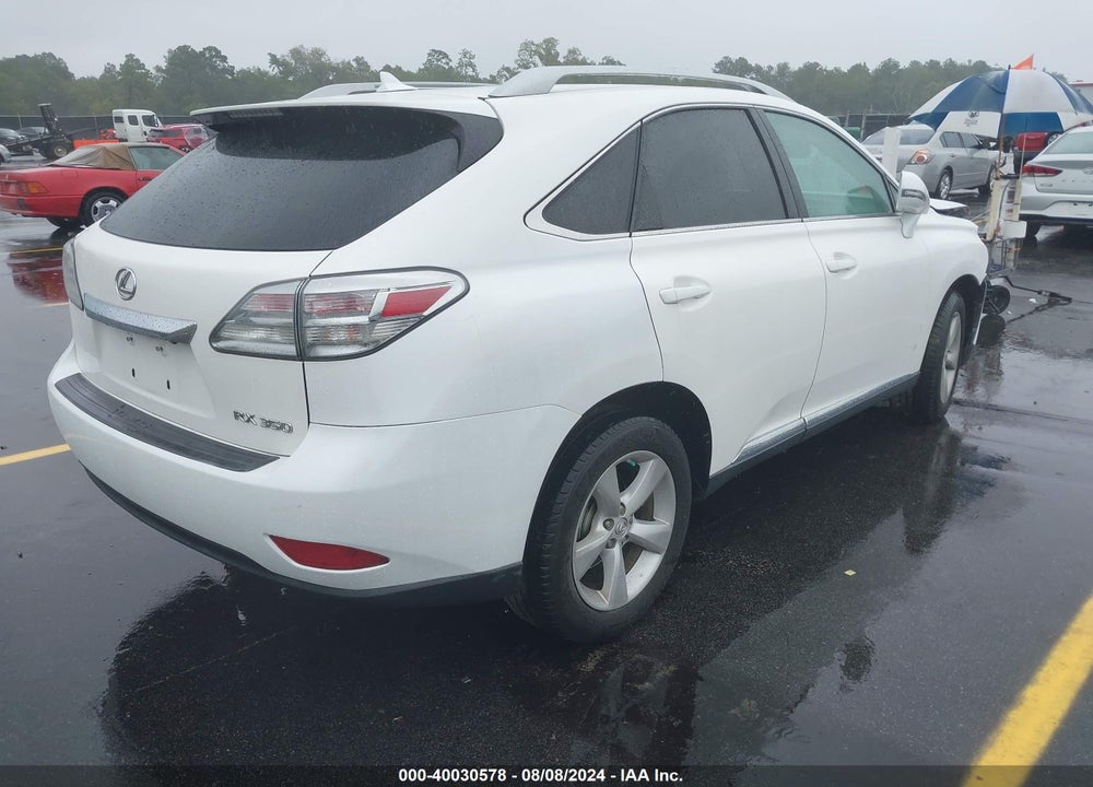 2011 LEXUS RX 350 VIN: 2T2BK1BA2BC102077