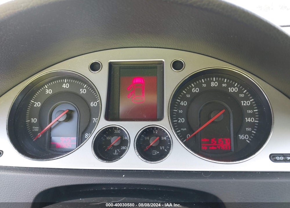 2009 VOLKSWAGEN PASSAT KOMFORT VIN: WVWXK73C19E070596