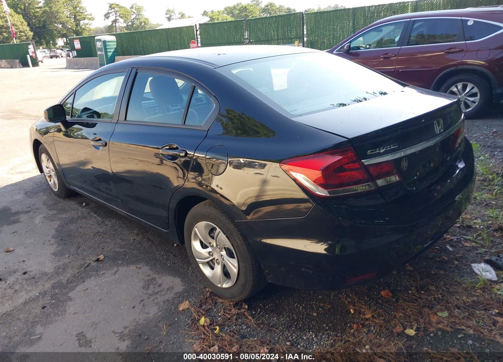 2013 HONDA CIVIC LX VIN: 19XFB2F5XDE075840