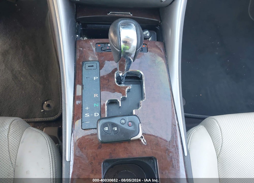 2012 LEXUS IS 250 VIN: JTHBF5C22C5180296