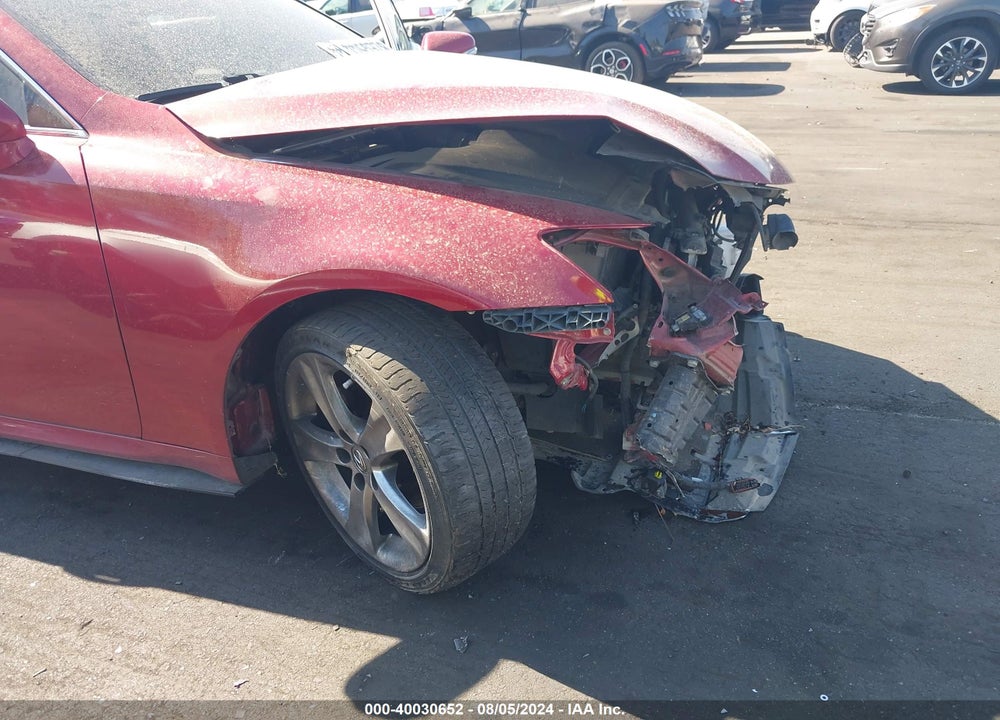 2012 LEXUS IS 250 VIN: JTHBF5C22C5180296