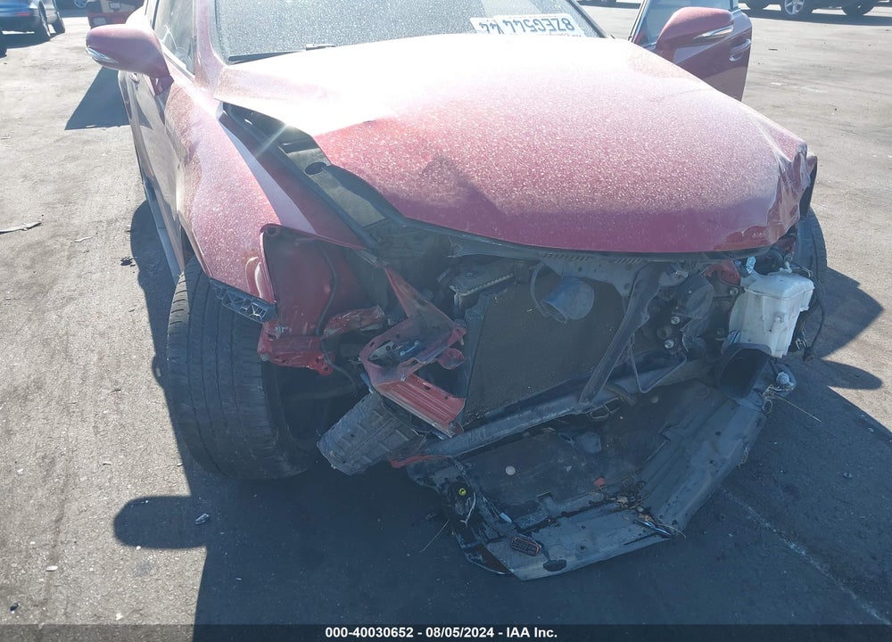 2012 LEXUS IS 250 VIN: JTHBF5C22C5180296