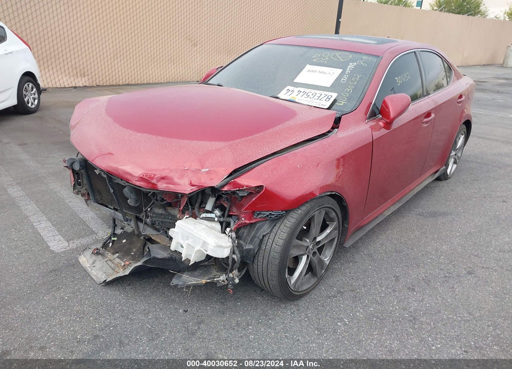 2012 LEXUS IS 250 VIN: JTHBF5C22C5180296