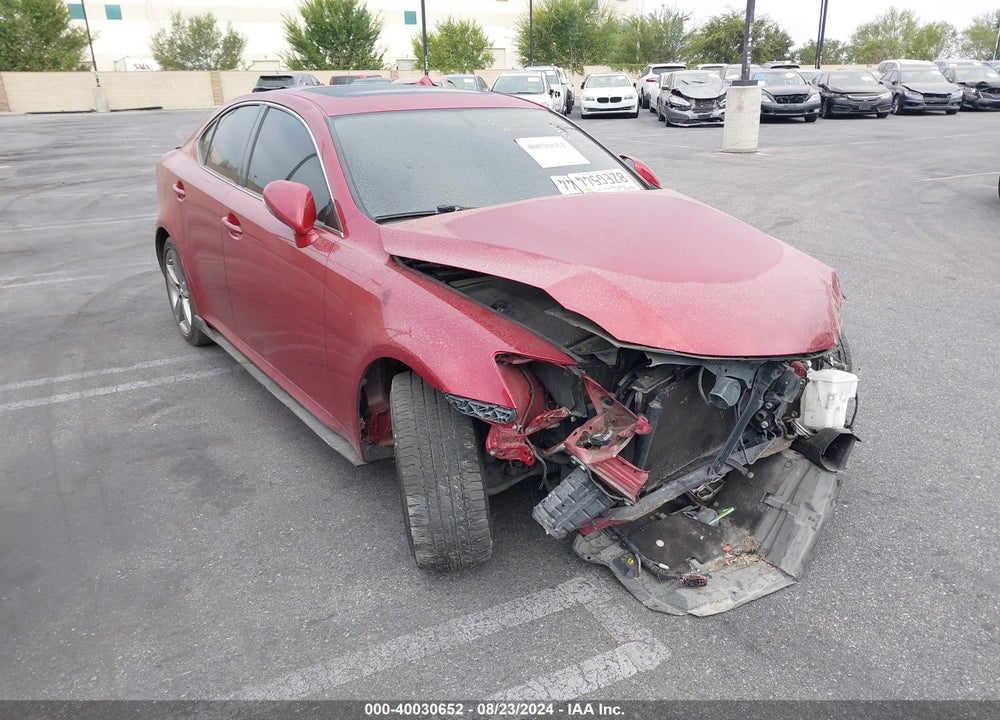 2012 LEXUS IS 250 VIN: JTHBF5C22C5180296