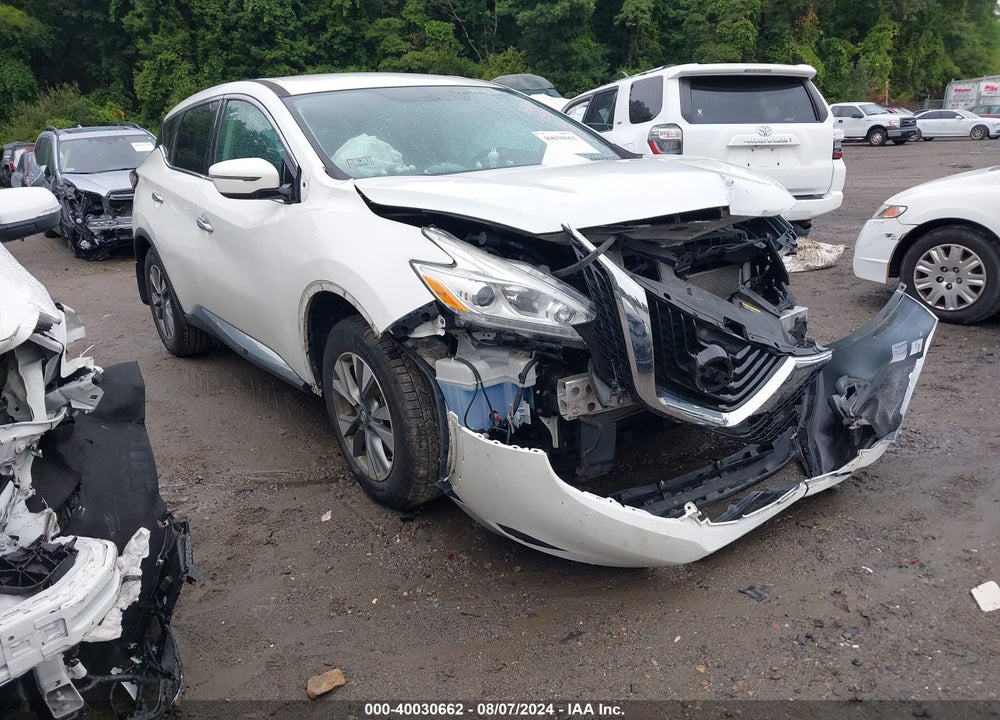 2016 NISSAN MURANO S VIN: 5N1AZ2MH5GN150460