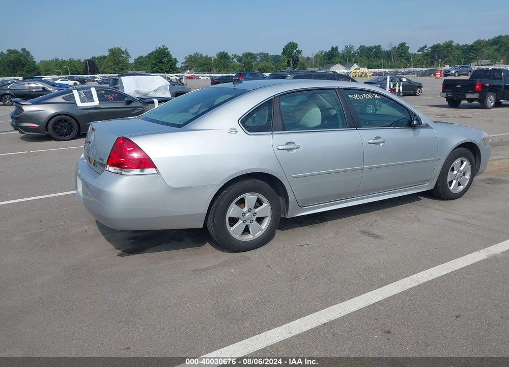 2009 CHEVROLET IMPALA LT VIN: 2G1WT57K591149049