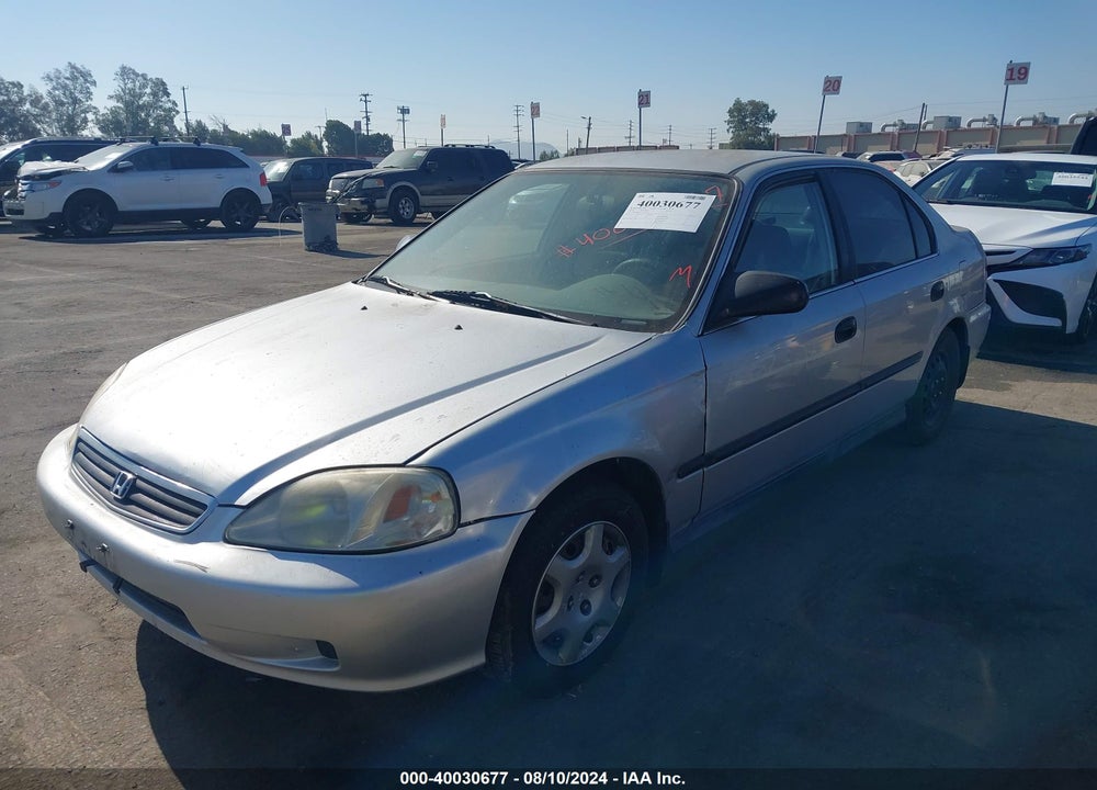 1999 HONDA CIVIC LX VIN: 1HGEJ6671XL055013