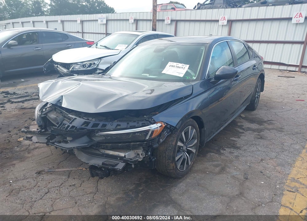 2022 HONDA CIVIC EX-L VIN: 19XFL1H74NE015513