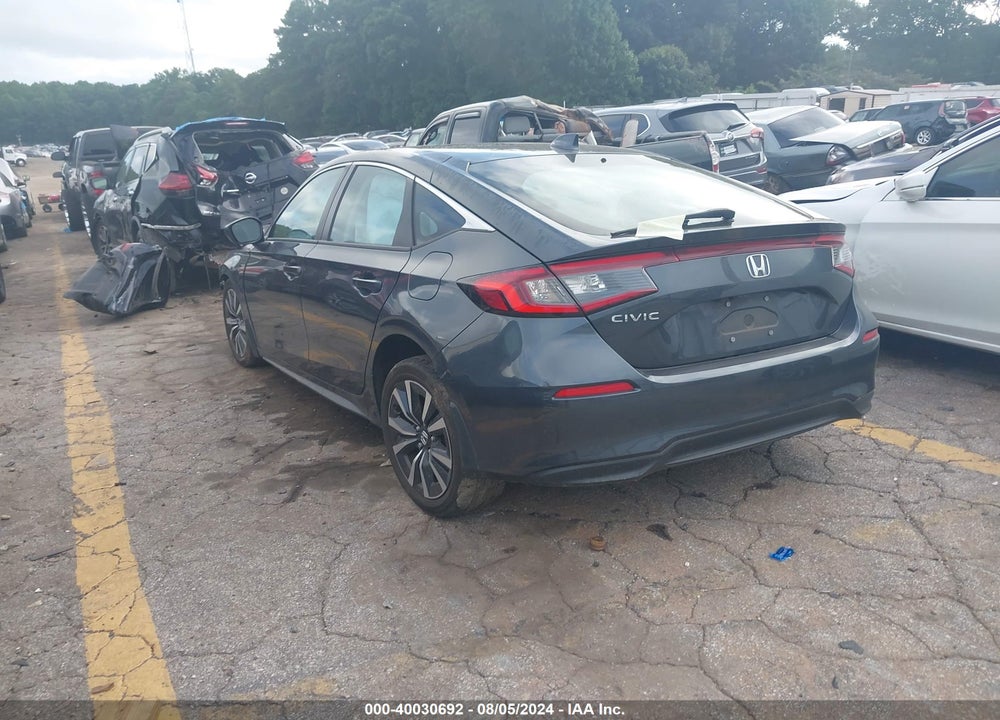 2022 HONDA CIVIC EX-L VIN: 19XFL1H74NE015513