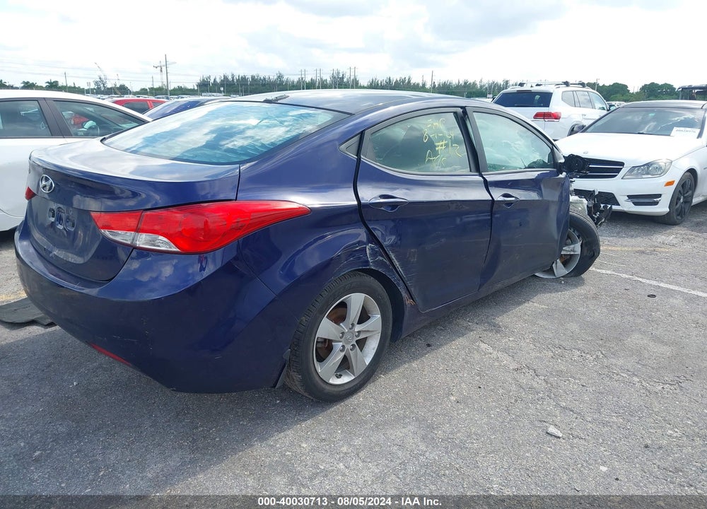 2013 HYUNDAI ELANTRA GLS VIN: 5NPDH4AE5DH407932