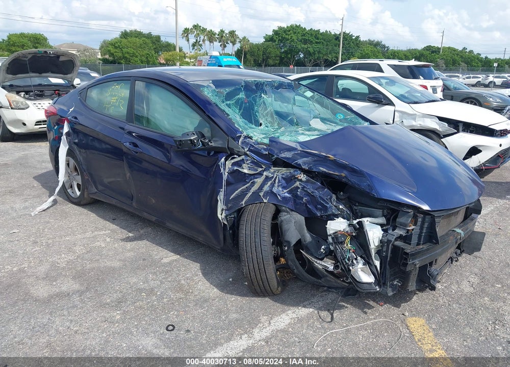 2013 HYUNDAI ELANTRA GLS VIN: 5NPDH4AE5DH407932