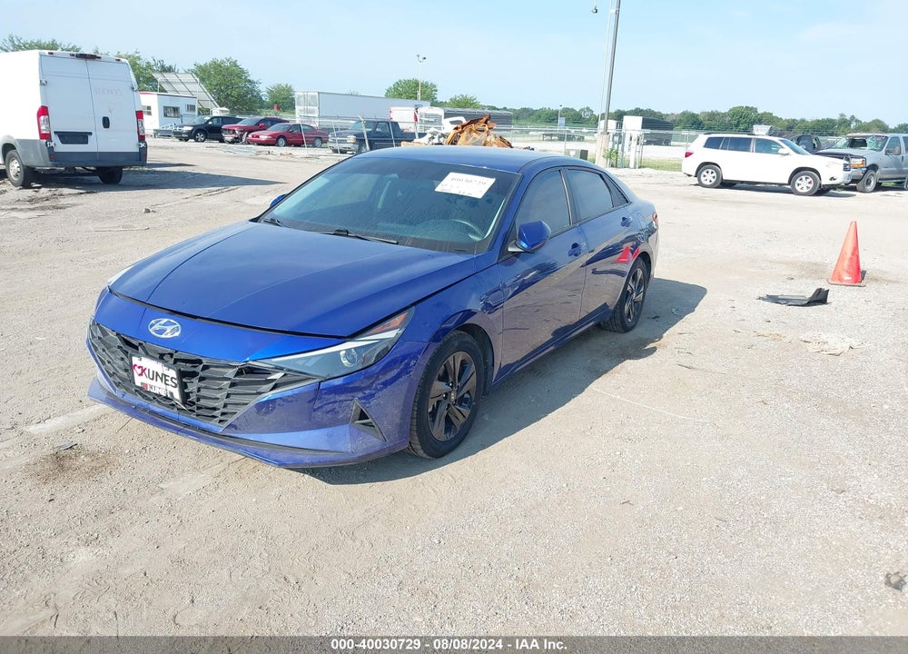 2021 HYUNDAI ELANTRA SEL VIN: 5NPLM4AG8MH010787