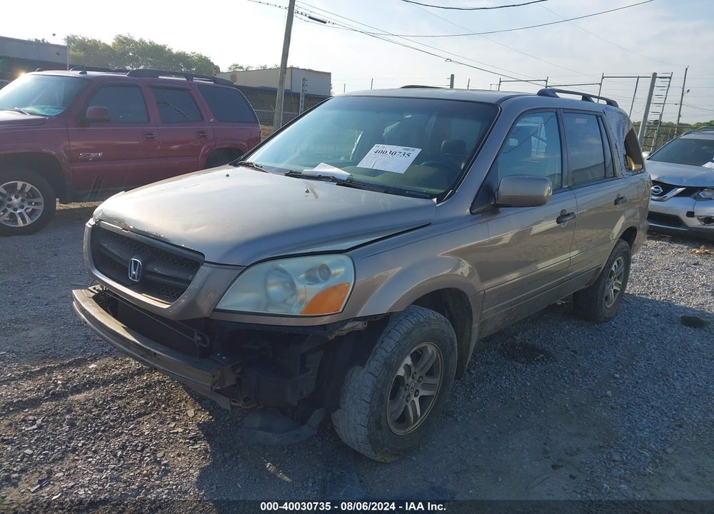 2003 HONDA PILOT EX-L VIN: 2HKYF18563H585102