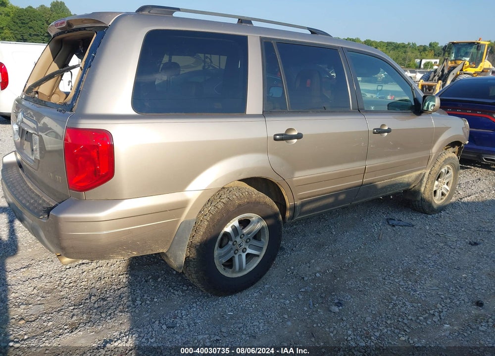 2003 HONDA PILOT EX-L VIN: 2HKYF18563H585102