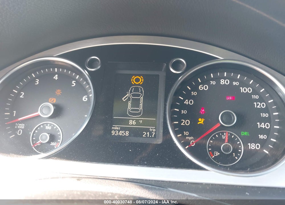 2009 VOLKSWAGEN CC VIN: WVWGU73C19E548378