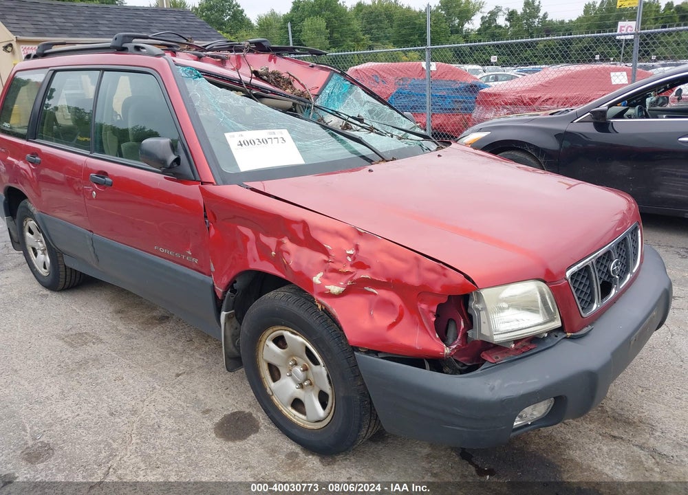 2002 SUBARU FORESTER L VIN: JF1SF63572H755948