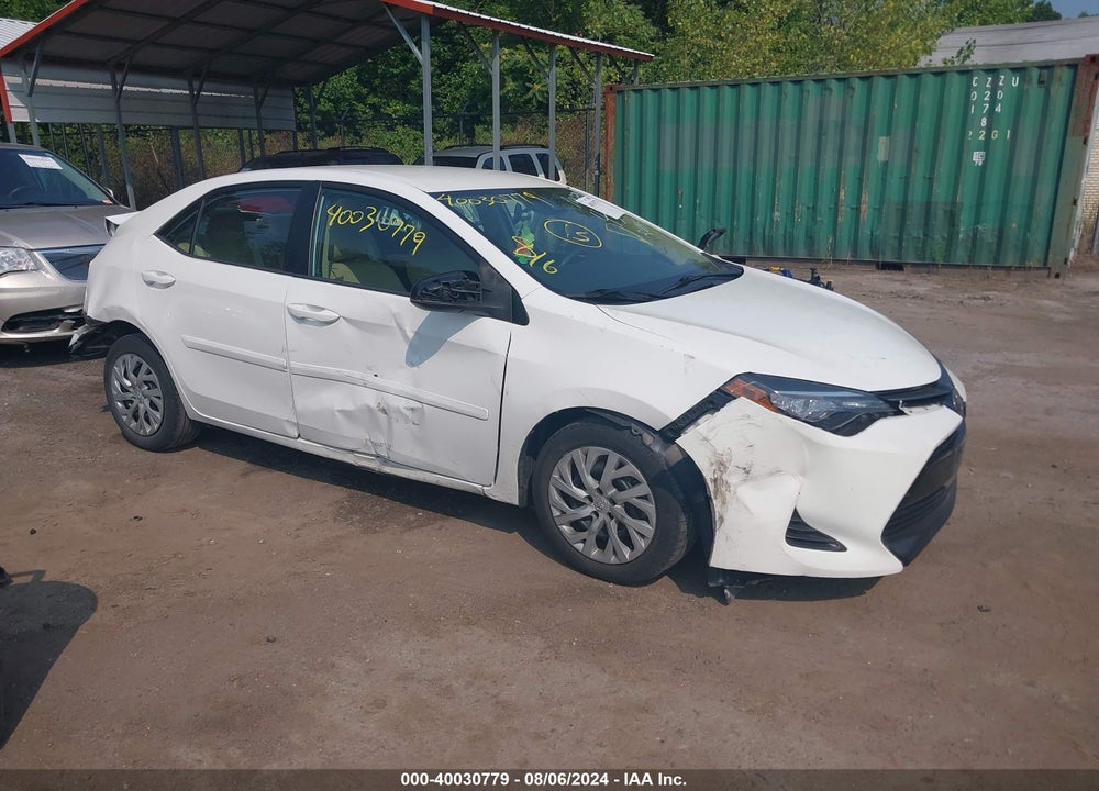 2018 TOYOTA COROLLA LE VIN: 2T1BURHEXJC054592