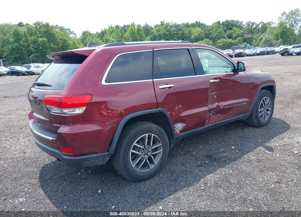 2019 JEEP GRAND CHEROKEE LIMITED 4X4 VIN: 1C4RJFBGXKC608160