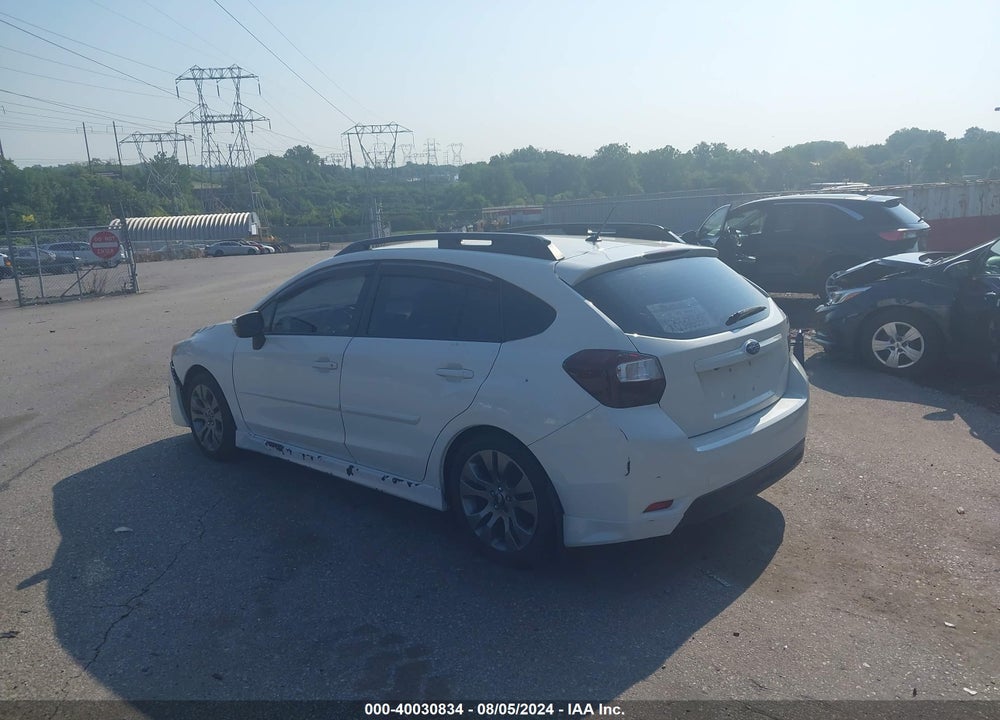 2016 SUBARU IMPREZA 2.0I SPORT PREMIUM VIN: JF1GPAP69G9251590