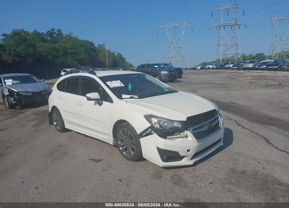 2016 SUBARU IMPREZA 2.0I SPORT PREMIUM VIN: JF1GPAP69G9251590