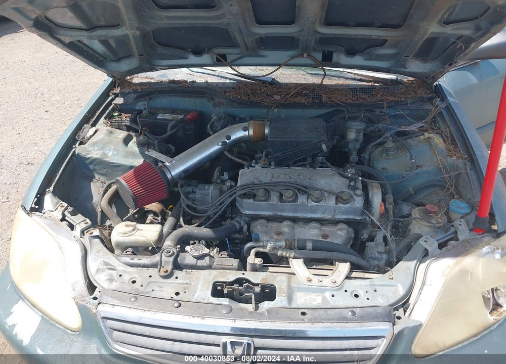 2000 HONDA CIVIC VALUE PACKAGE VIN: 2HGEJ6615YH508558