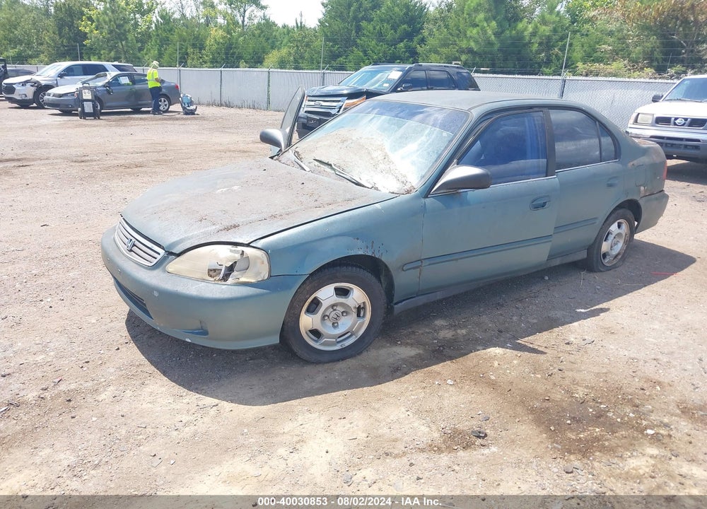2000 HONDA CIVIC VALUE PACKAGE VIN: 2HGEJ6615YH508558