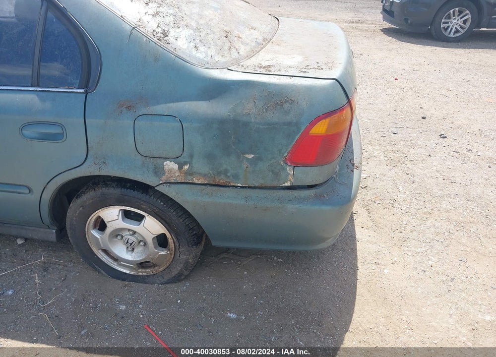 2000 HONDA CIVIC VALUE PACKAGE VIN: 2HGEJ6615YH508558