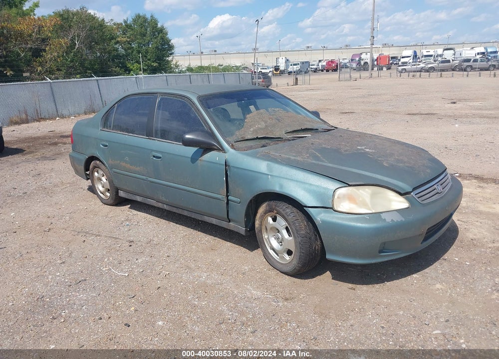 2000 HONDA CIVIC VALUE PACKAGE VIN: 2HGEJ6615YH508558