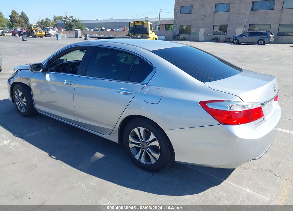 2013 HONDA ACCORD LX VIN: 1HGCR2F37DA082584