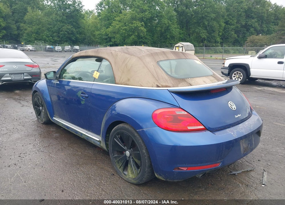 2013 VOLKSWAGEN BEETLE 2.0T VIN: 3VW7T7ATXDM826068