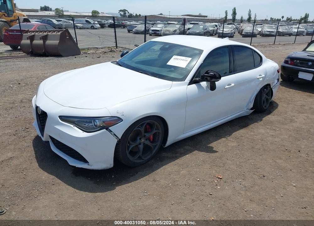 2019 ALFA ROMEO GIULIA TI SPORT RWD VIN: ZARFAMBN4K7600883
