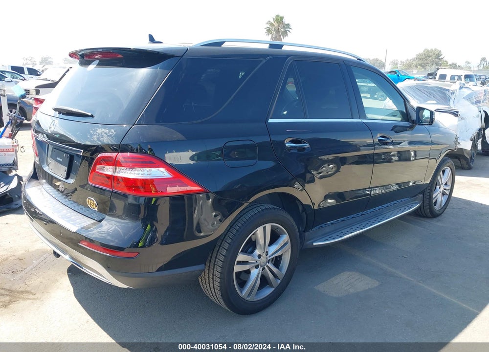 2015 MERCEDES-BENZ ML 350 VIN: 4JGDA5JB3FA607648