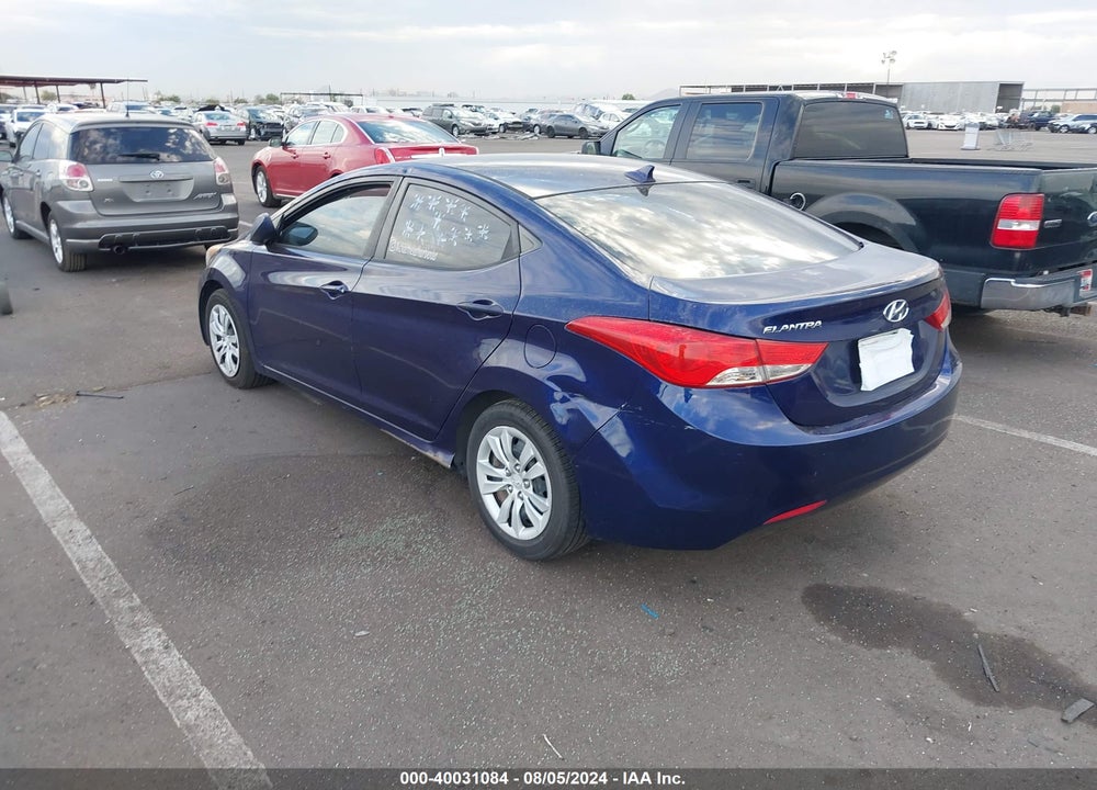 2011 HYUNDAI ELANTRA GLS VIN: 5NPDH4AE9BH029224