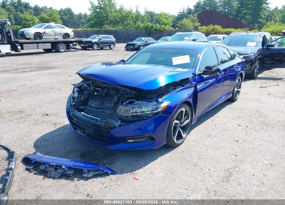 2019 HONDA ACCORD SPORT VIN: 1HGCV1F36KA167337
