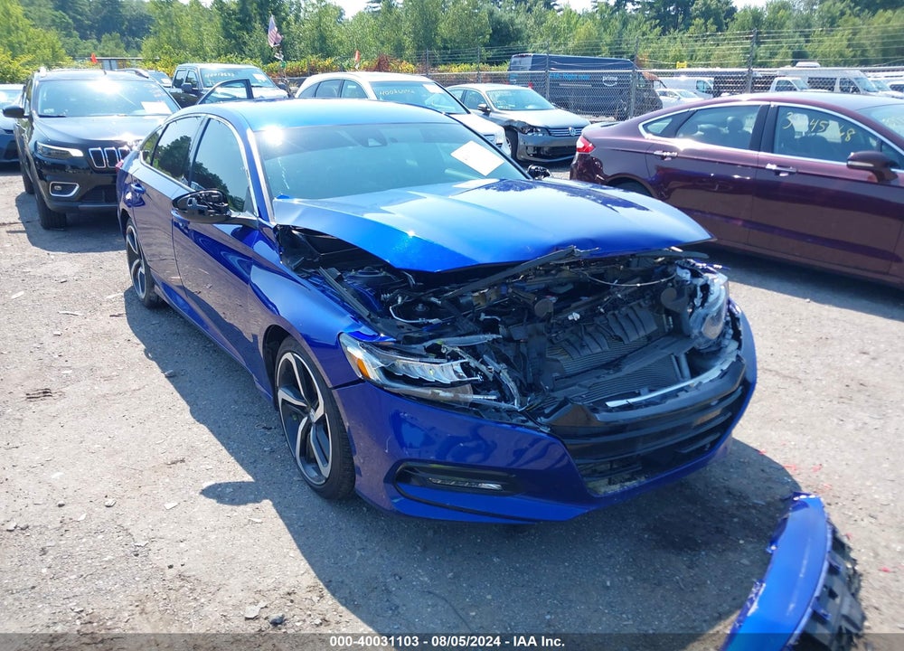 2019 HONDA ACCORD SPORT VIN: 1HGCV1F36KA167337