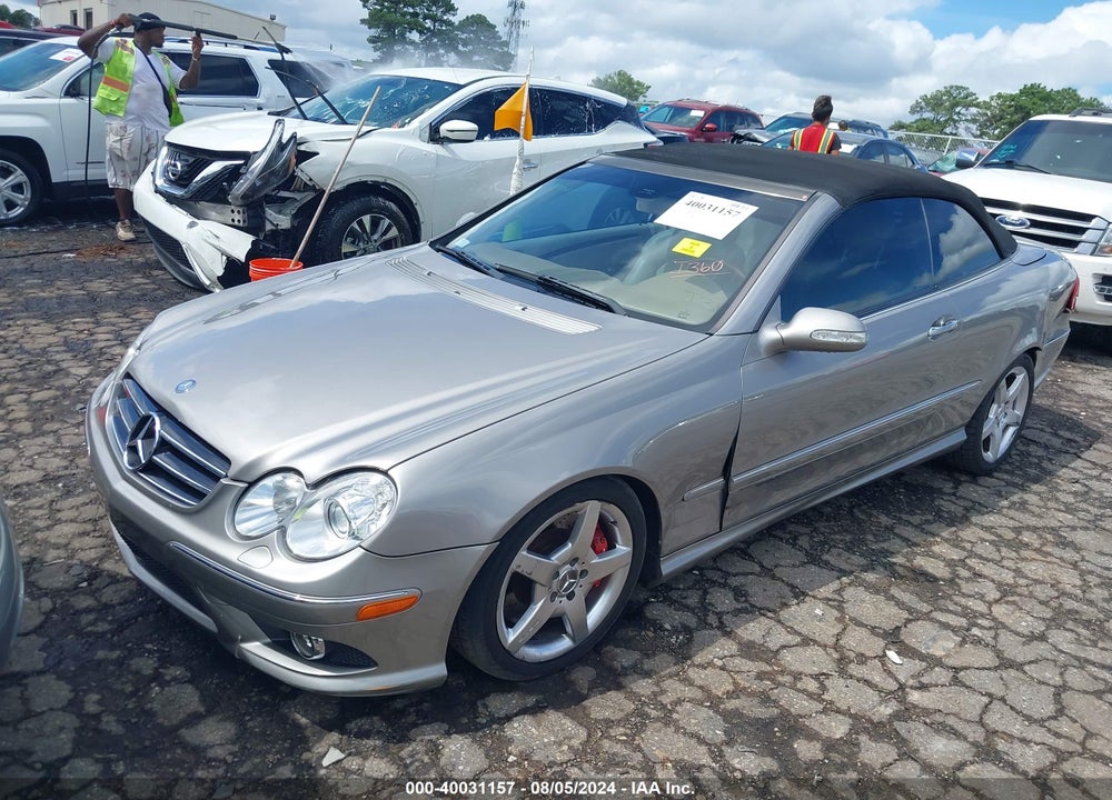 2007 MERCEDES-BENZ CLK 550 VIN: WDBTK72F07T086306